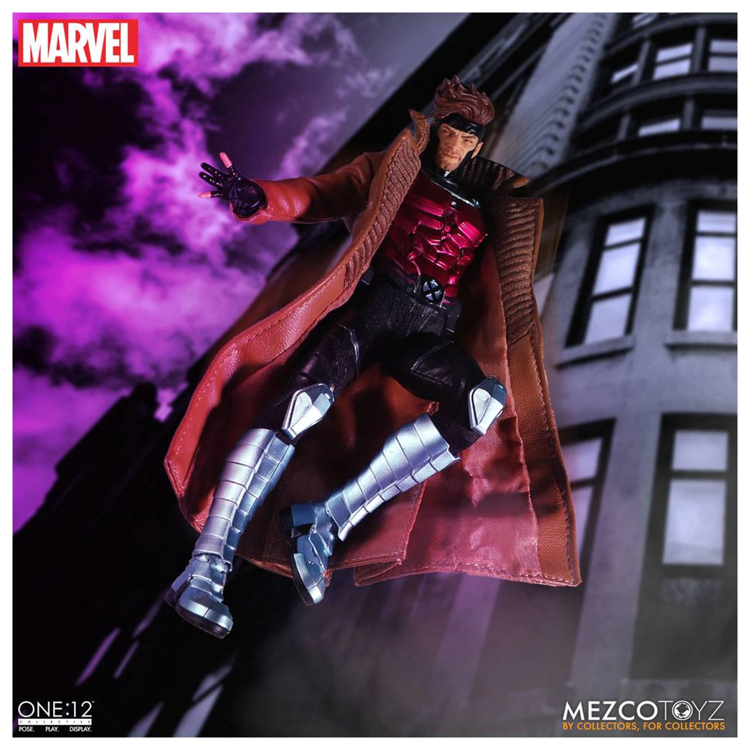 Marvel figurka akcji 1/12 Gambit 17 cm zdjęcie produktu