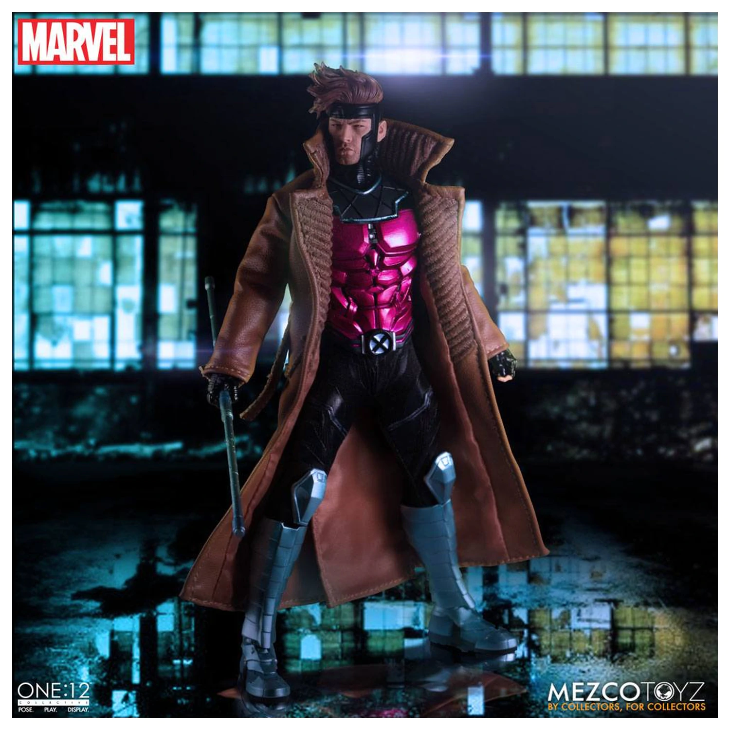 Marvel figurka akcji 1/12 Gambit 17 cm zdjęcie produktu