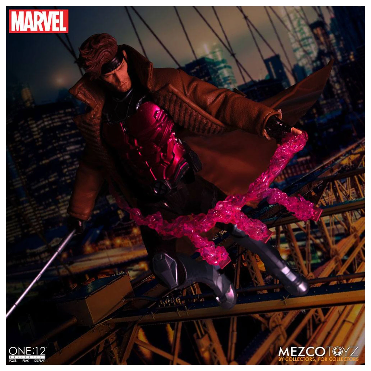 Marvel figurka akcji 1/12 Gambit 17 cm zdjęcie produktu