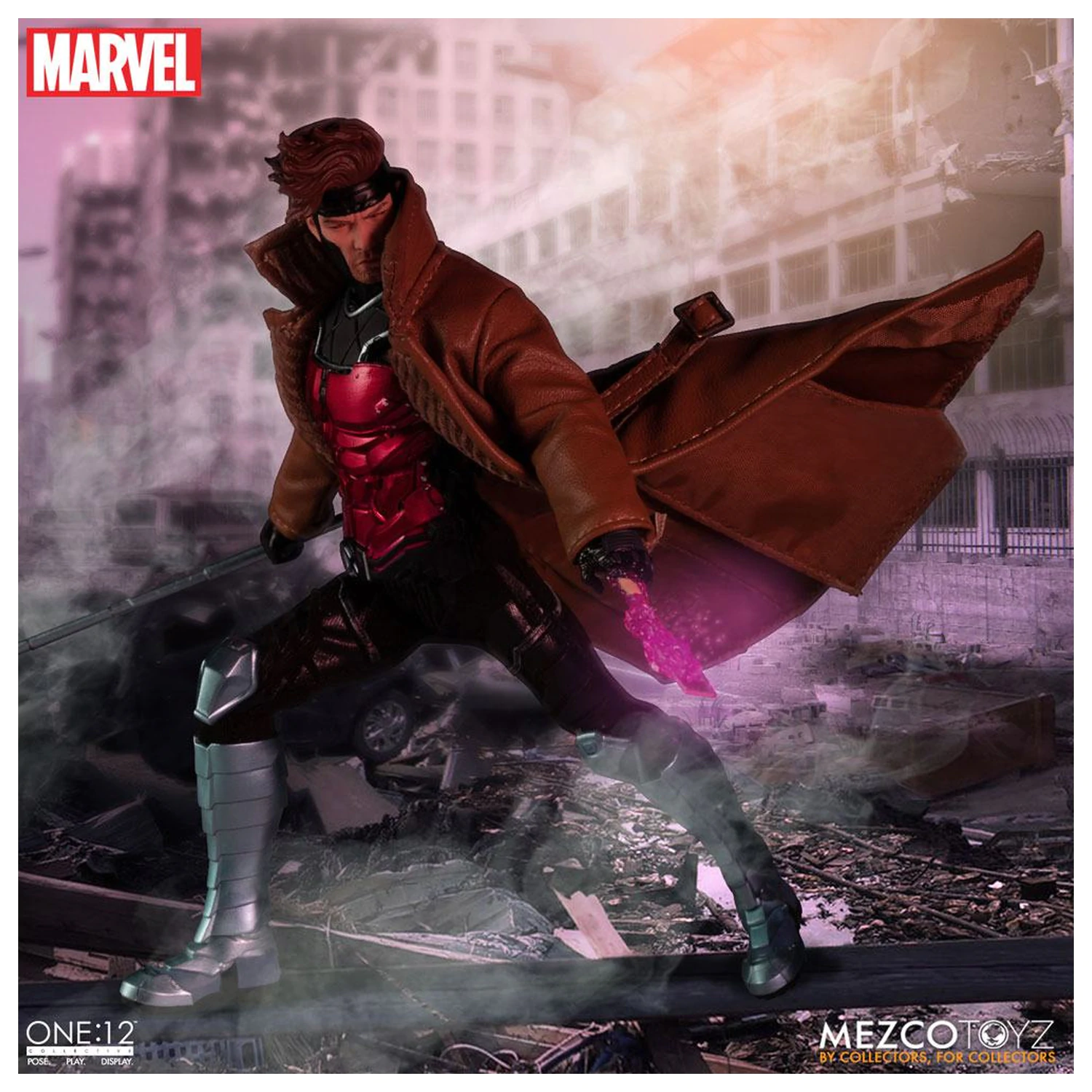 Marvel figurka akcji 1/12 Gambit 17 cm zdjęcie produktu