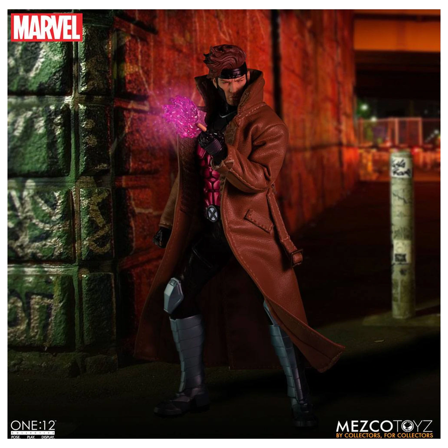 Marvel figurka akcji 1/12 Gambit 17 cm zdjęcie produktu