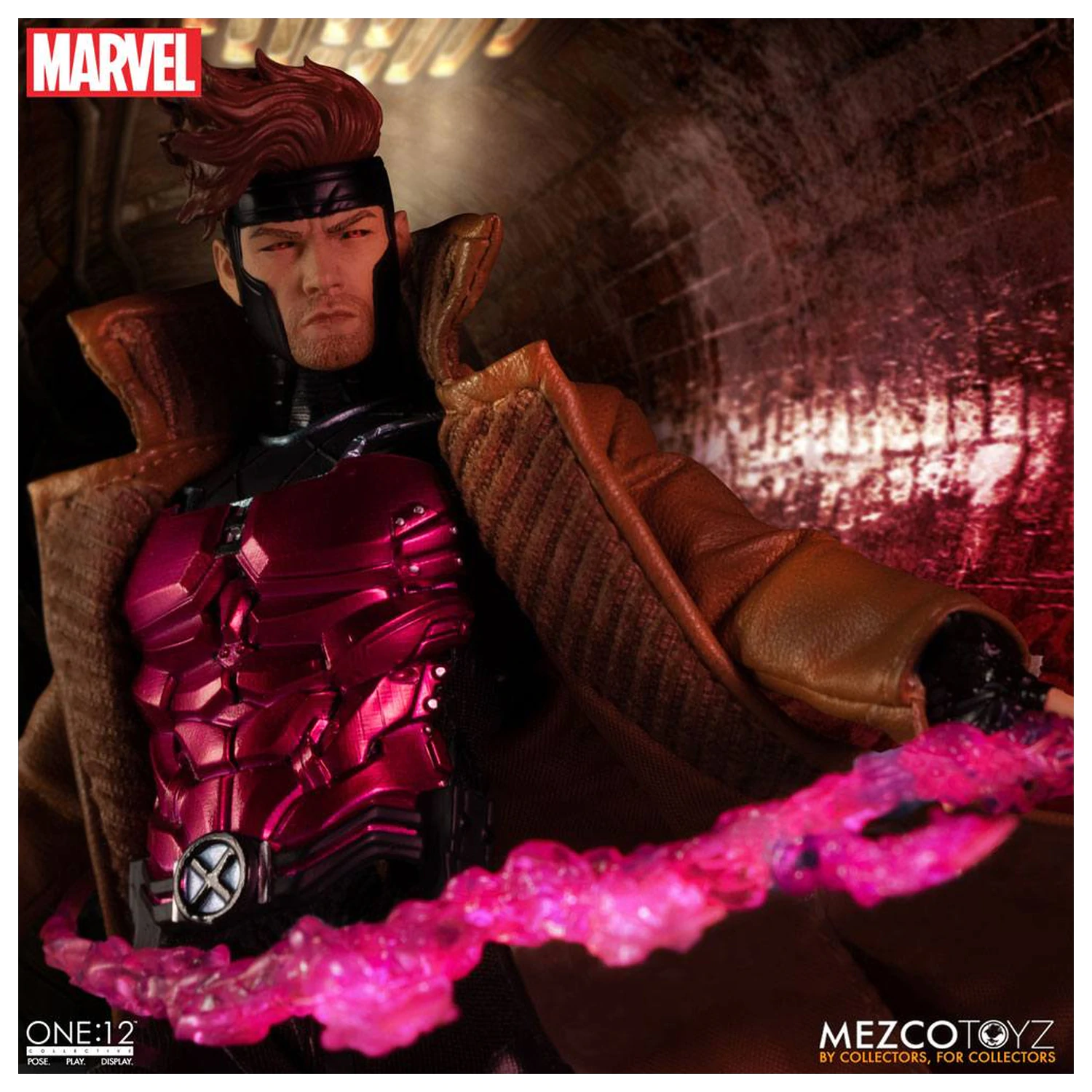 Marvel figurka akcji 1/12 Gambit 17 cm zdjęcie produktu