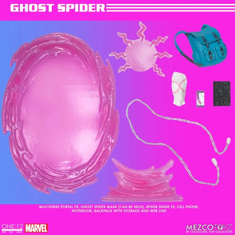 Marvel Figurka Akcji 1/12 Ghost-Spider z Ziemi-65 16 cm zdjęcie produktu