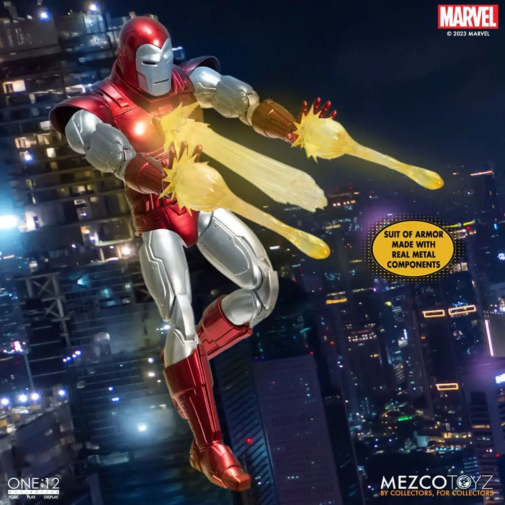Figurka Marvel Action 1/12 Iron Man (Silver Centurion Edition) 16 cm zdjęcie produktu