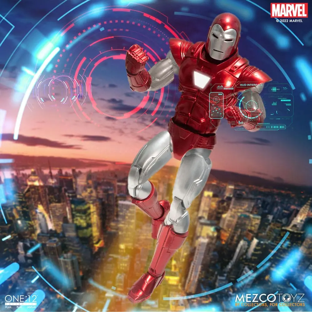 Figurka Marvel Action 1/12 Iron Man (Silver Centurion Edition) 16 cm zdjęcie produktu