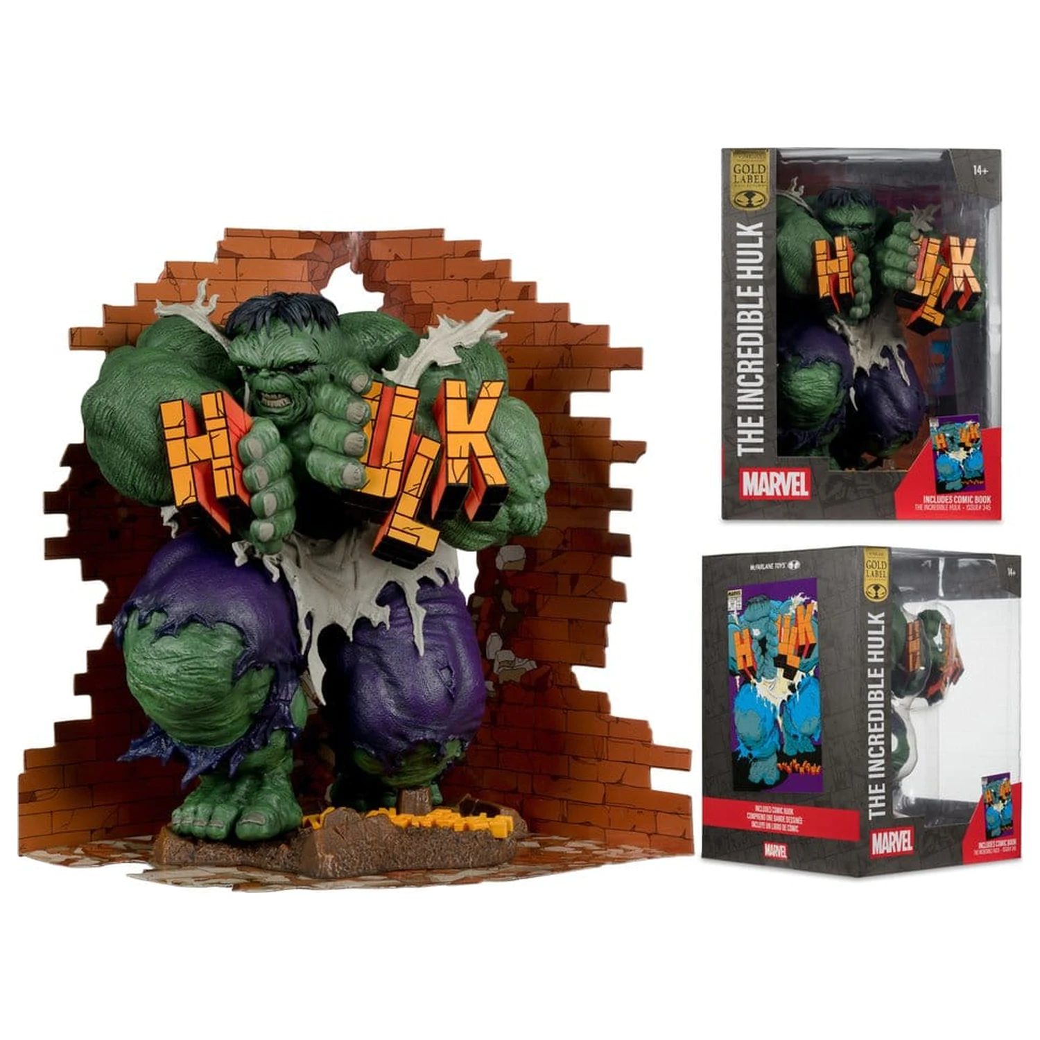Marvel Statuetka PCV 1/6 Hulk (The Incredible Hulk #345) (Gold Label) zdjęcie produktu