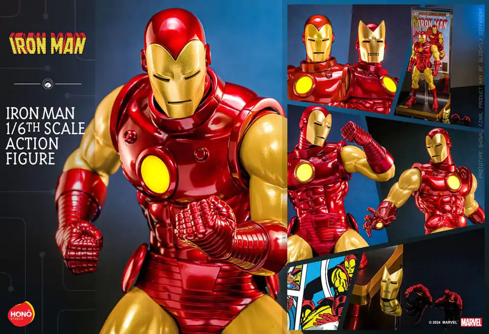 Figurka kolekcjonerska Marvel Action Figure 1/6 Iron Man 32 cm zdjęcie produktu