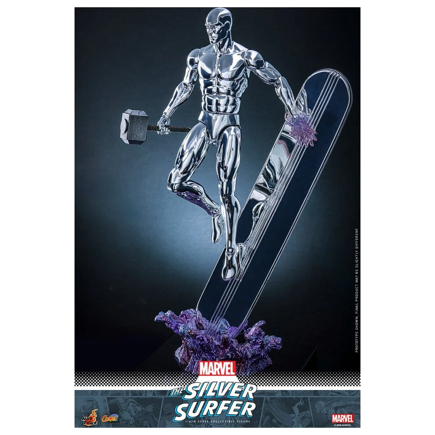 Marvel figurka Silver Surfer w skali 1/6, 32 cm zdjęcie produktu