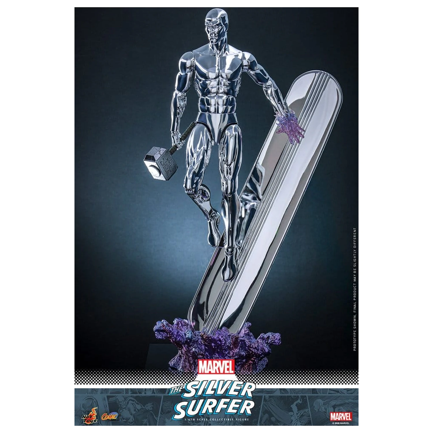 Marvel figurka Silver Surfer w skali 1/6, 32 cm zdjęcie produktu