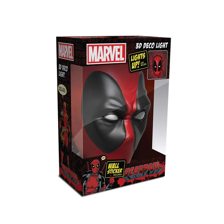 Marvel 3D LED Lampa Deadpool zdjęcie produktu