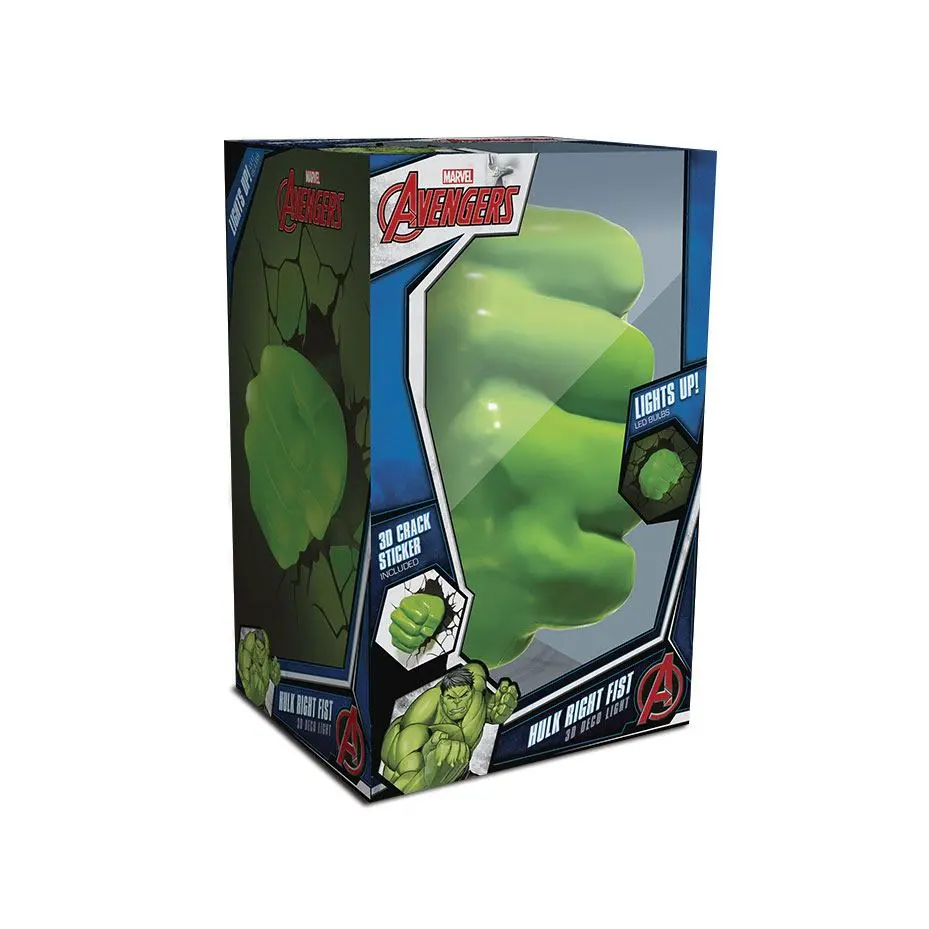 Marvel 3D LED Lampa Hulk Fist / Pięść Hulka zdjęcie produktu