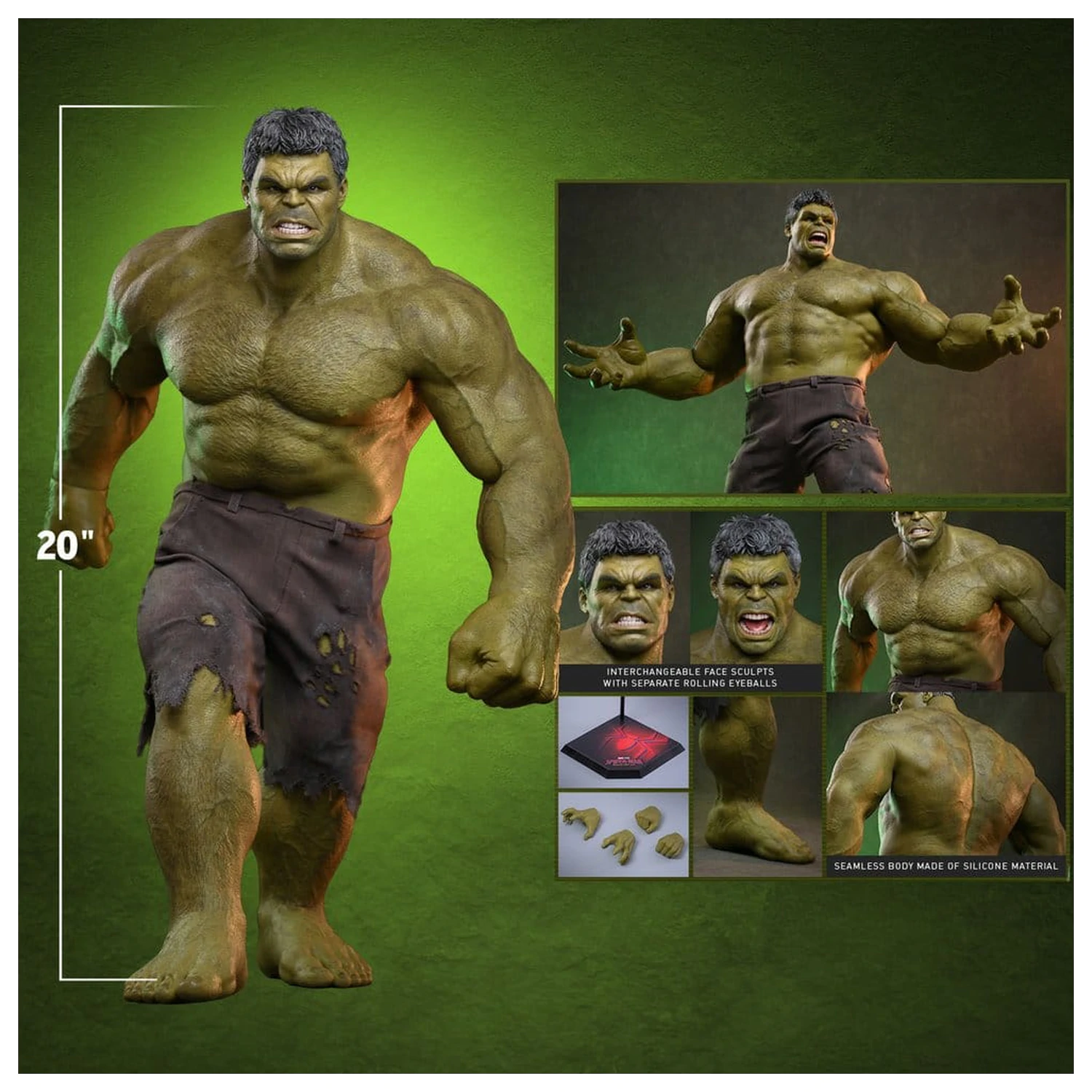 Marvel figurka akcji 1/6 Hulk 51 cm zdjęcie produktu