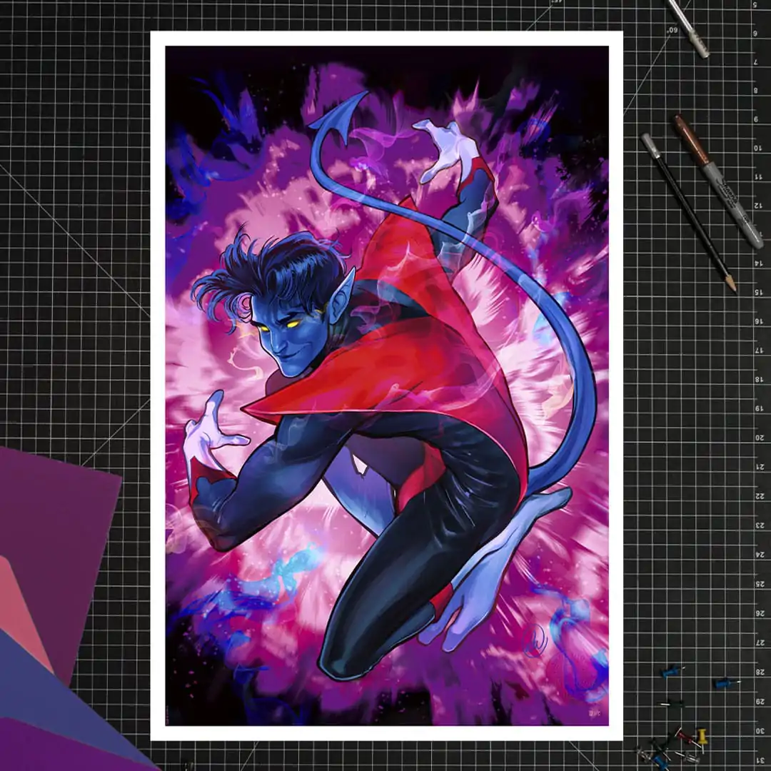 Marvel Art Print Nightcrawler 41 x 61 cm - bez ramy zdjęcie produktu