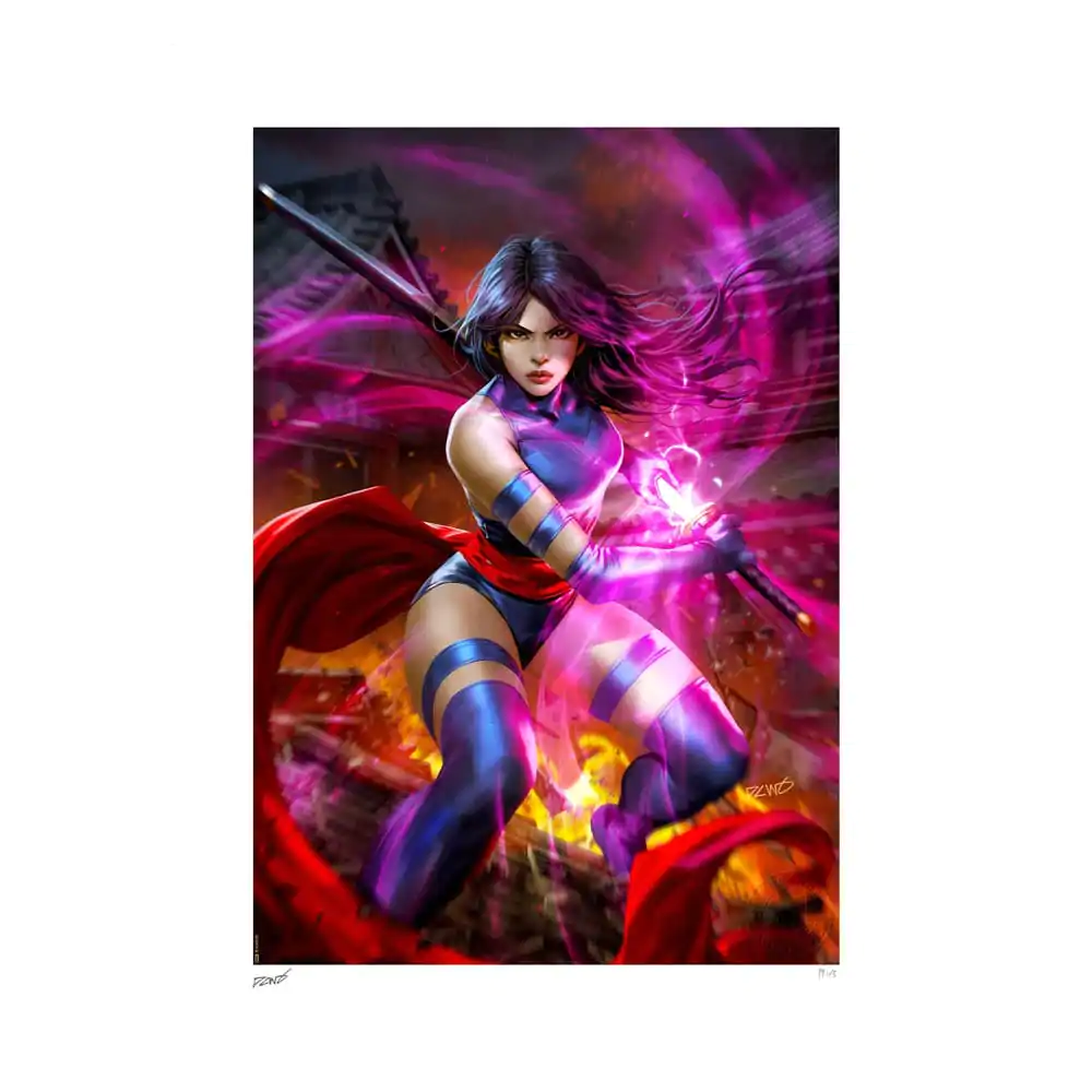 Marvel Art Print Psylocke 46 x 61 cm - bez ramy zdjęcie produktu