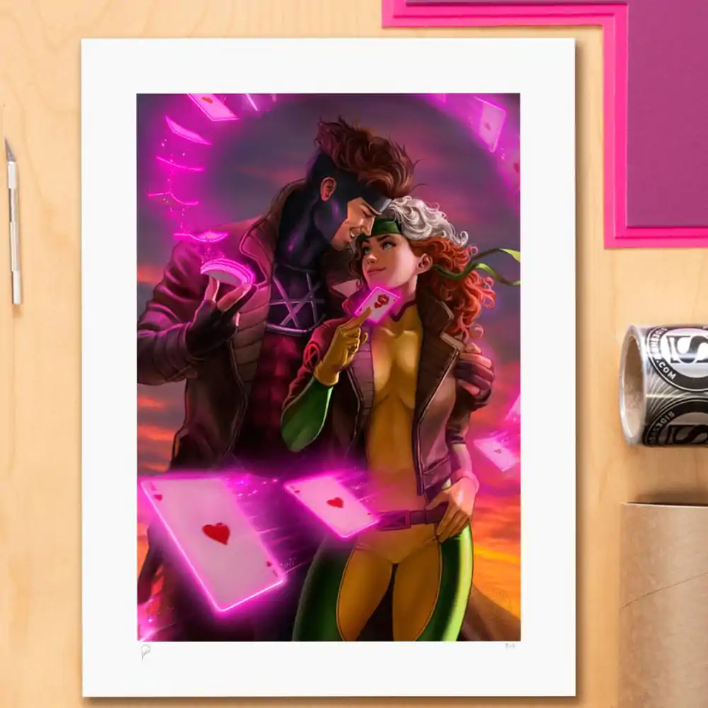 Marvel Art Print Rogue & Gambit 46 x 61 cm - bez ramy zdjęcie produktu