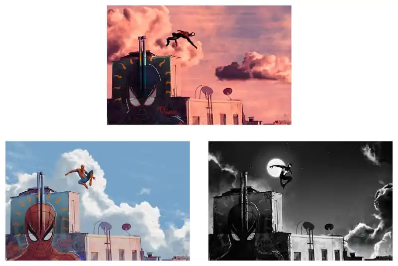 Marvel Zestaw 3 Art Prints Spider-Man 30 x 46 cm - unframed zdjęcie produktu