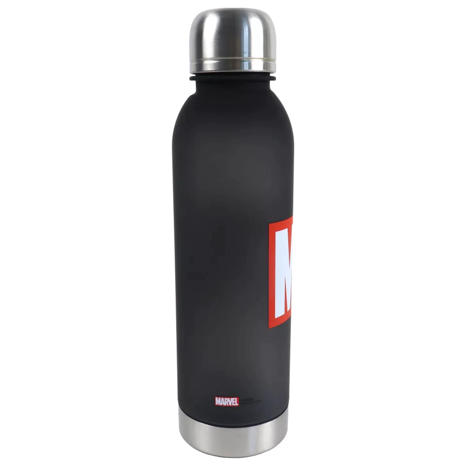 Marvel Czarna Plastikowa Butelka na wodę z zakrętką 750 ml zdjęcie produktu