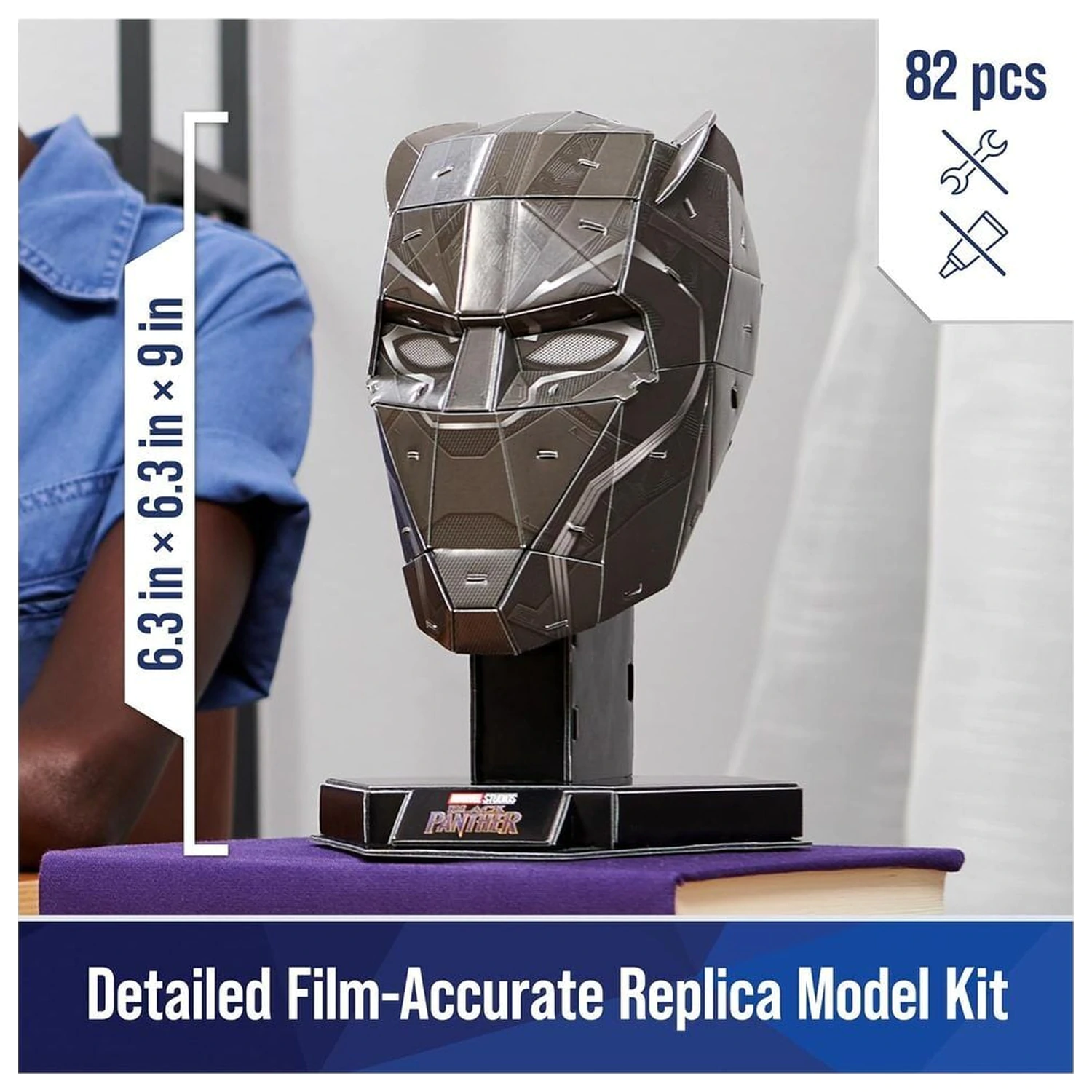 Puzzle 3D popiersie Marvel Black Panther zdjęcie produktu