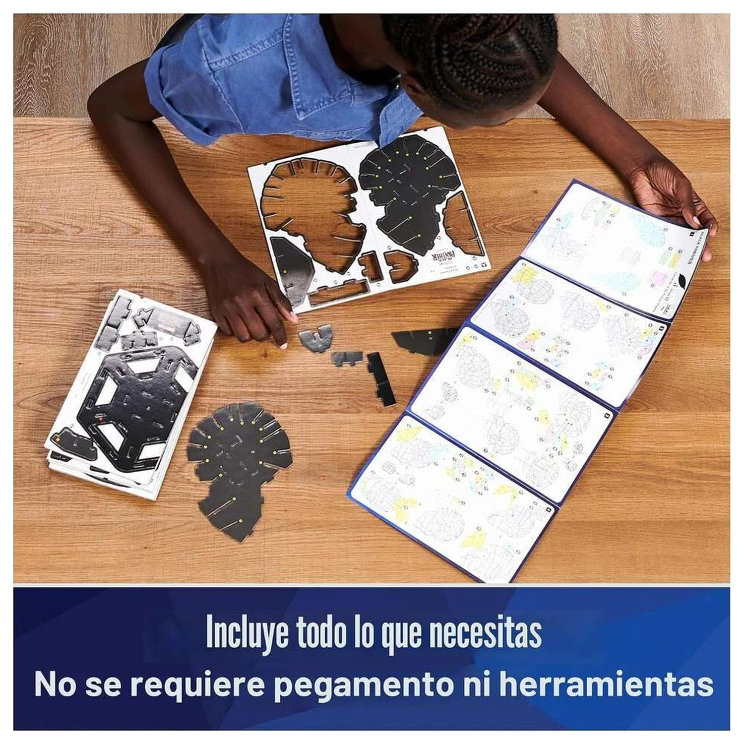 Puzzle 3D popiersie Marvel Black Panther zdjęcie produktu