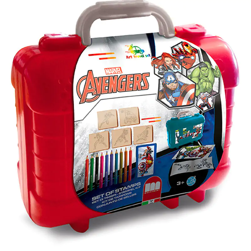 Marvel Avengers zestaw artykułów papierniczych podróżny 19 szt. zdjęcie produktu