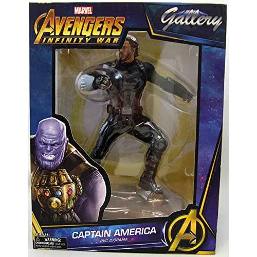 Avengers Infinity War Marvel Gallery PVC Statua Kapitan Ameryka 23 cm zdjęcie produktu