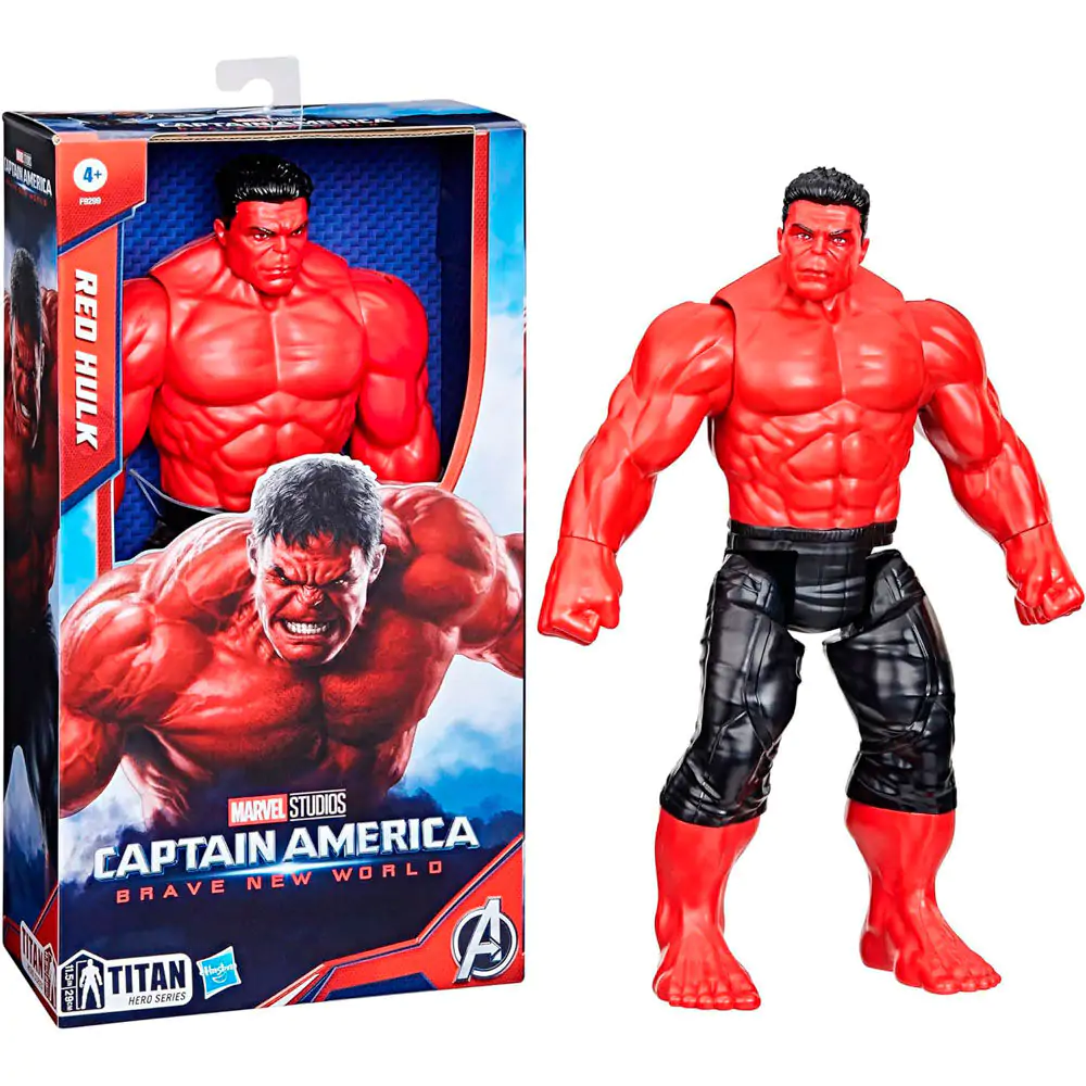 Marvel Avengers Kapitan Ameryka Brave New World Titan Hero Red Hulk figurka 30 cm zdjęcie produktu