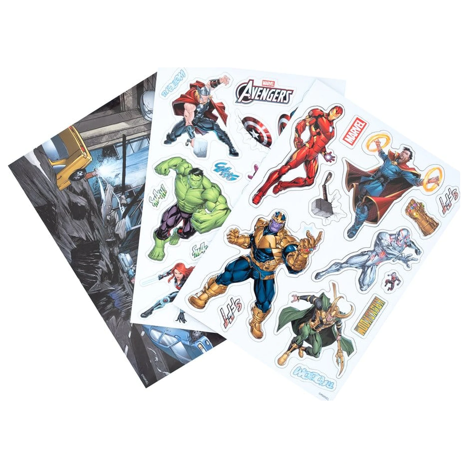 Marvel Wycinany zestaw magnesów Avengers zdjęcie produktu