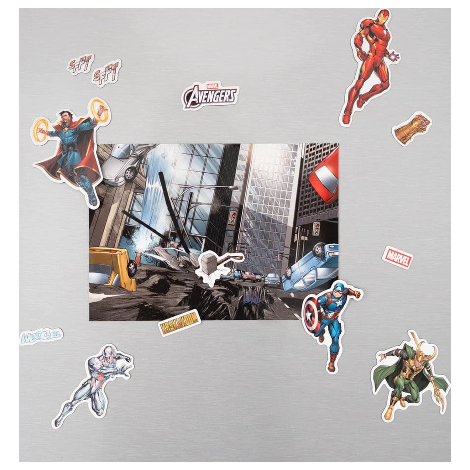 Marvel Wycinany zestaw magnesów Avengers zdjęcie produktu