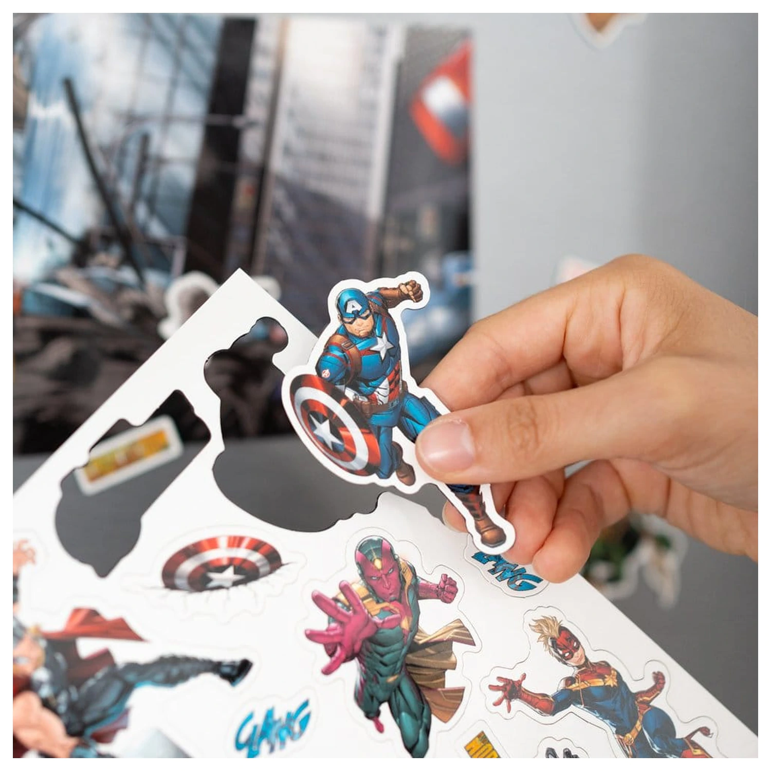 Marvel Wycinany zestaw magnesów Avengers zdjęcie produktu