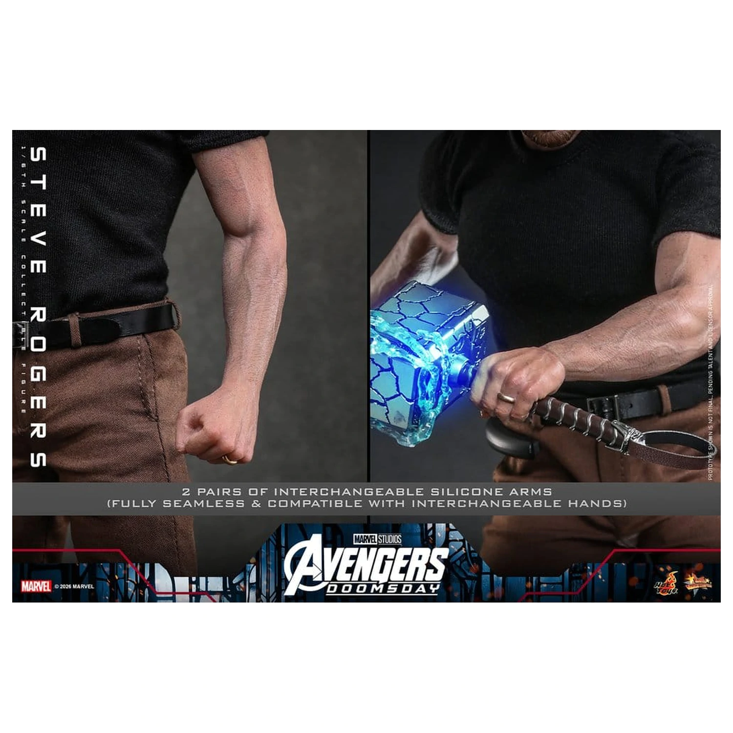 Marvel Avengers: Doomsday Movie Masterpiece Figurka Akcji 1/6 Steve Rogers 31 cm zdjęcie produktu
