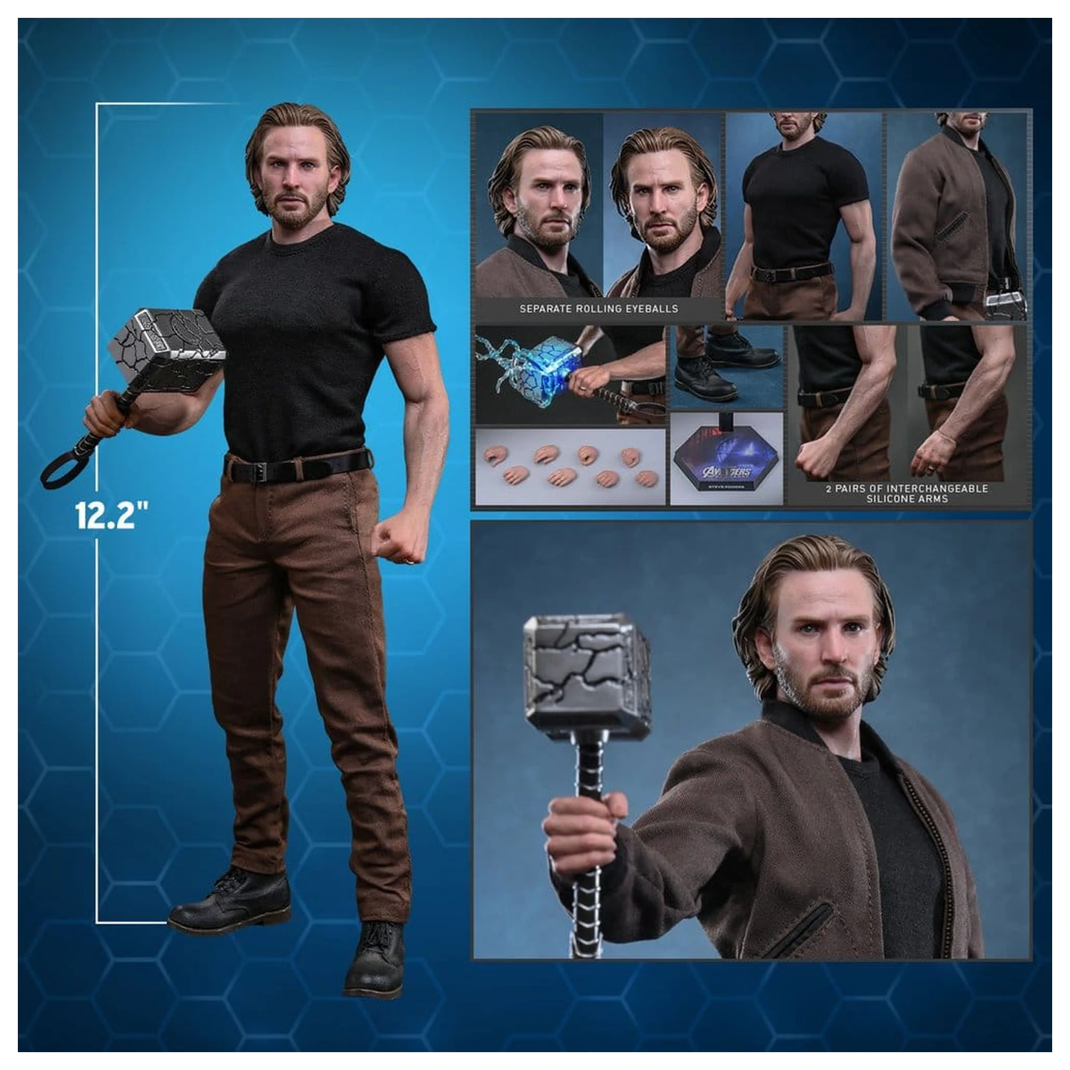 Marvel Avengers: Doomsday Movie Masterpiece Figurka Akcji 1/6 Steve Rogers 31 cm zdjęcie produktu