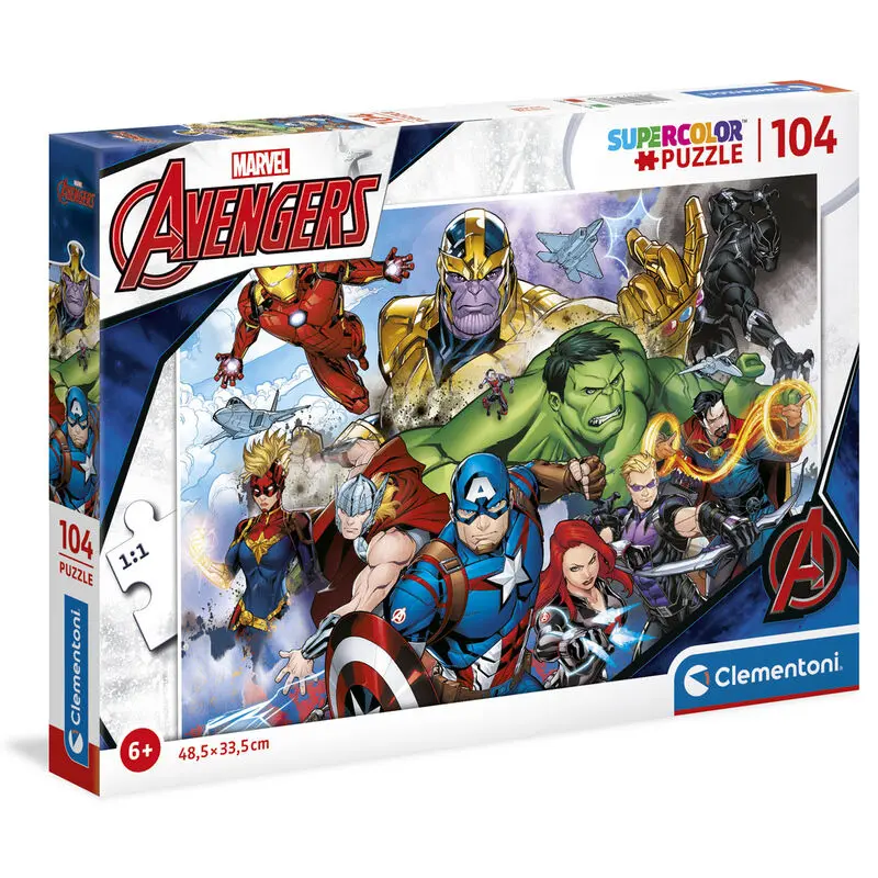 Puzzle Marvel Avengers 104 elementy zdjęcie produktu