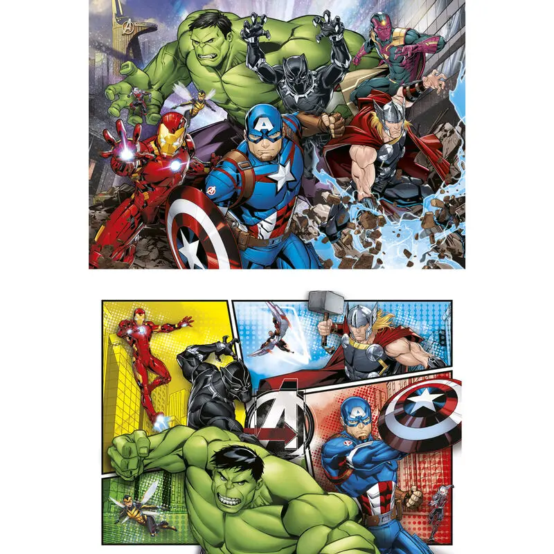 Puzzle Marvel Avengers 2x60 elementów zdjęcie produktu