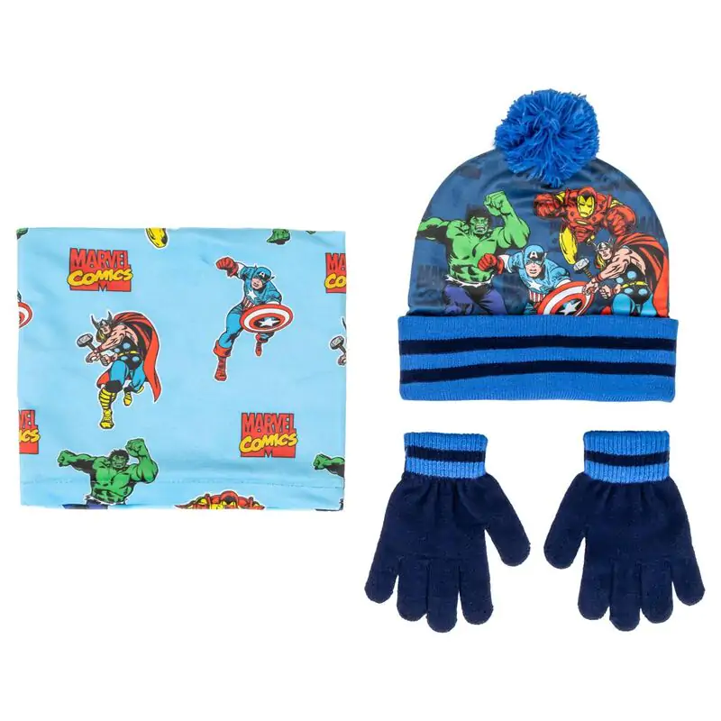 Marvel Avengers zimowy zestaw czapka komin rękawiczki zdjęcie produktu