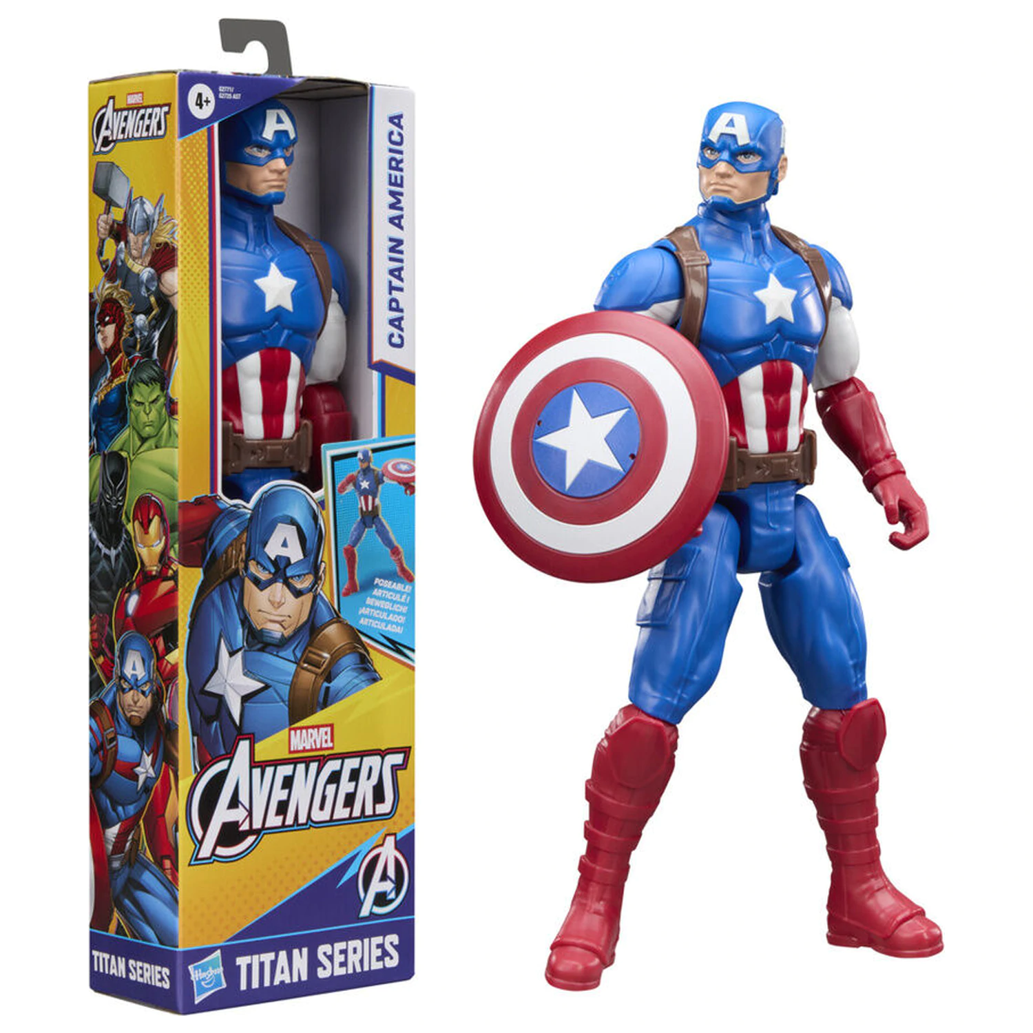 Marvel Avengers Titan Series figurka Captain America 30cm zdjęcie produktu