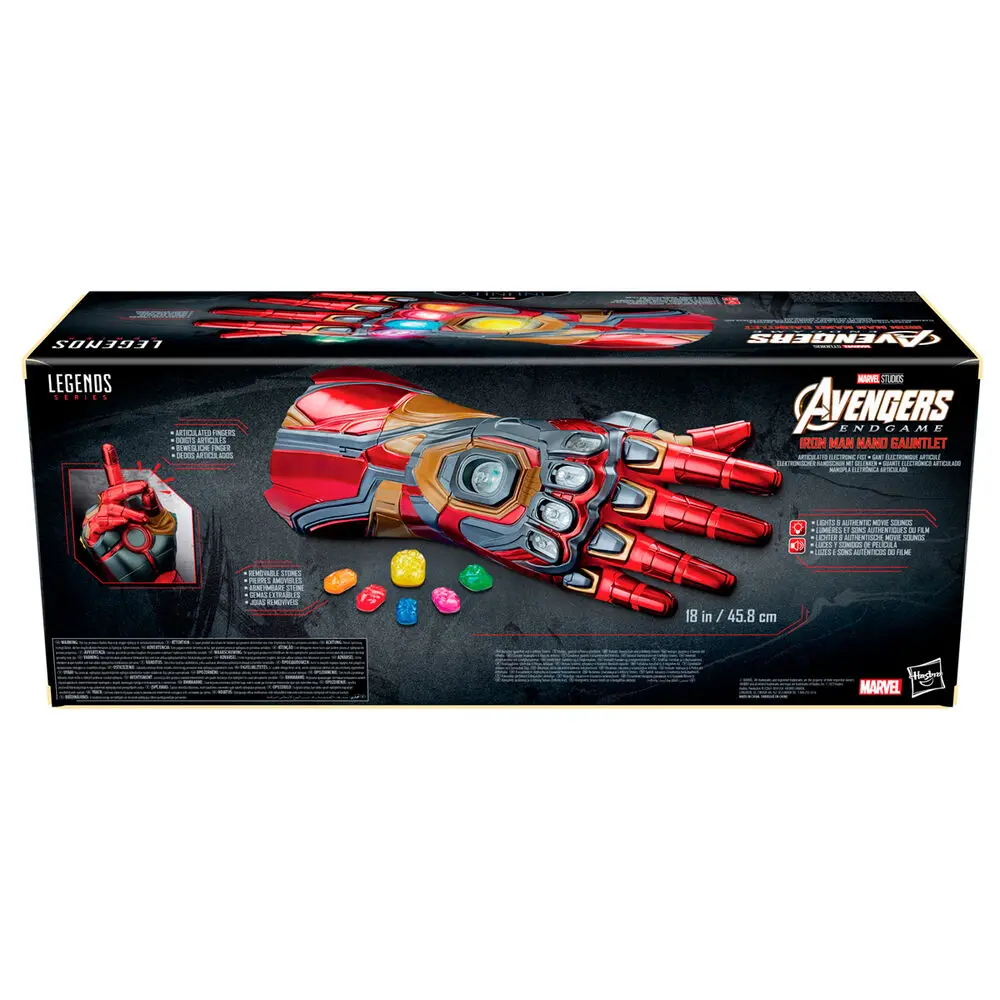 Marvel Legends Series Elektroniczna Rękawica Iron Man Nano Gauntlet zdjęcie produktu