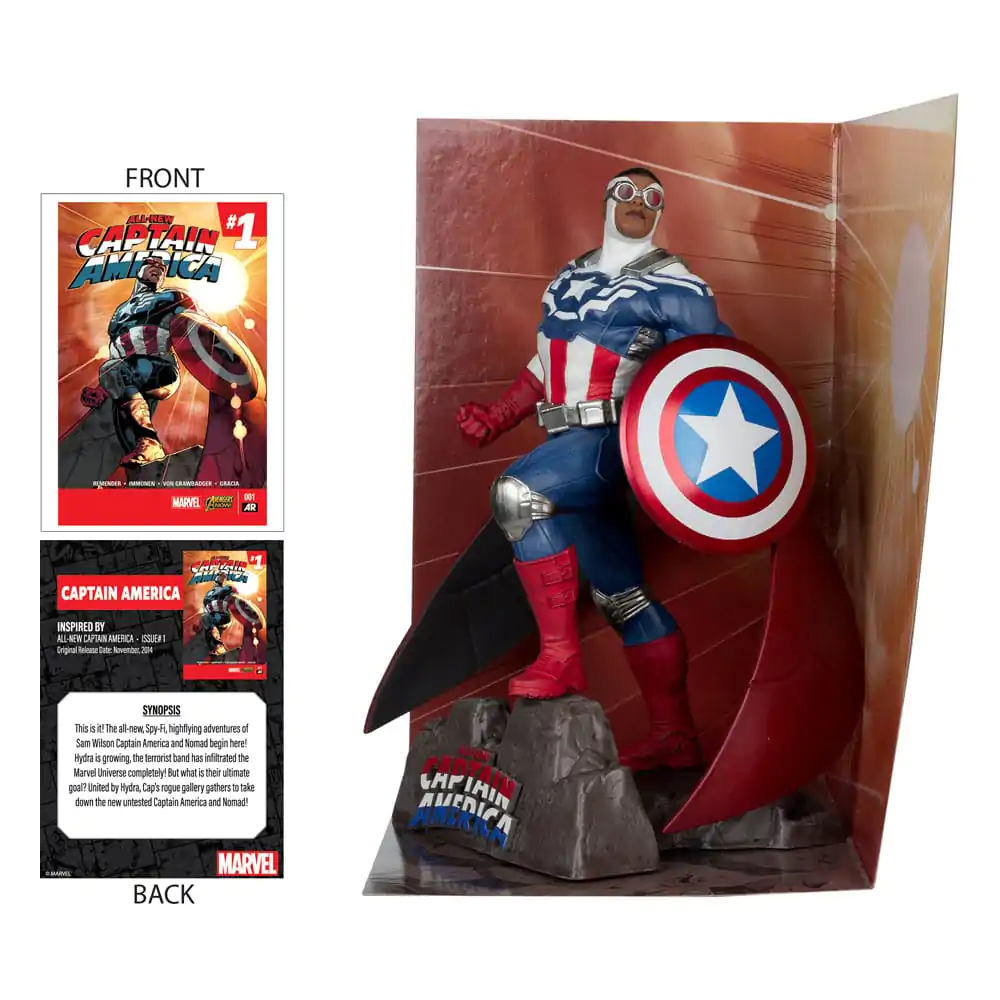 Marvel Collection PVC Statua 1/10 Kapitan Ameryka (All-New Captain America #1) 17 cm zdjęcie produktu