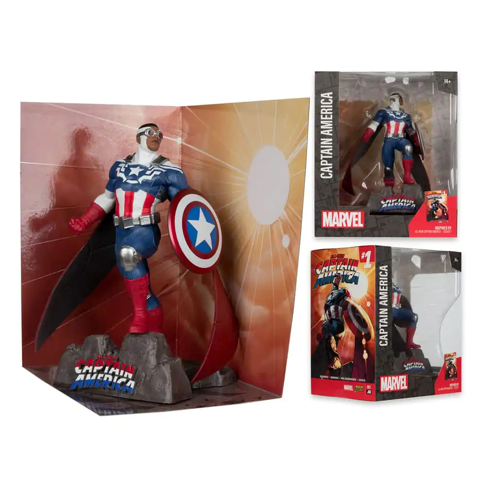 Marvel Collection PVC Statua 1/10 Kapitan Ameryka (All-New Captain America #1) 17 cm zdjęcie produktu