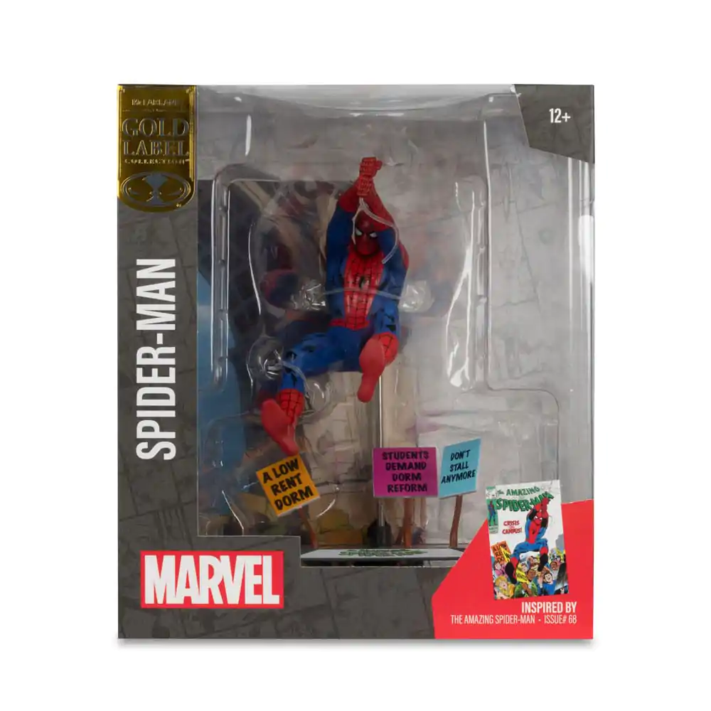 Marvel Collection PVC Statua 1/10 Spider-Man (The Amazing Spider-Man #68) (Gold Label) 15 cm zdjęcie produktu