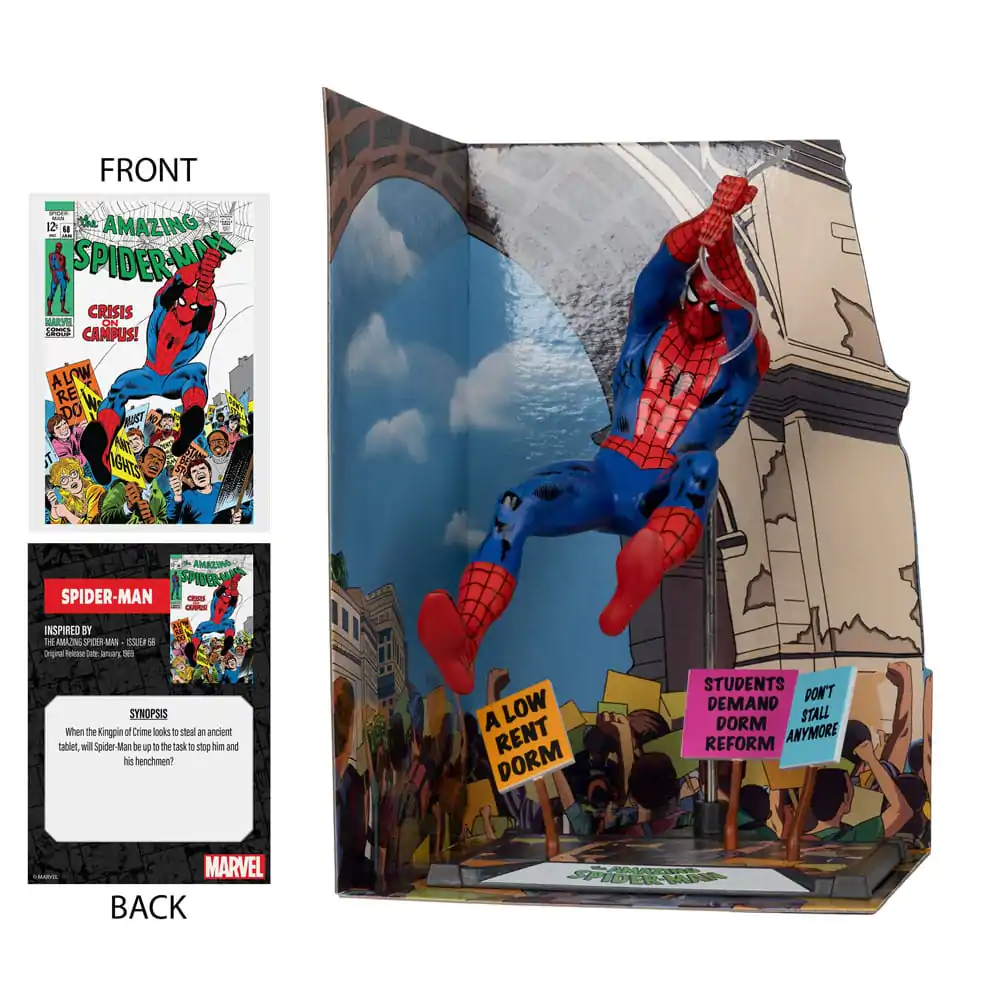 Marvel Collection PVC Statua 1/10 Spider-Man (The Amazing Spider-Man #68) (Gold Label) 15 cm zdjęcie produktu