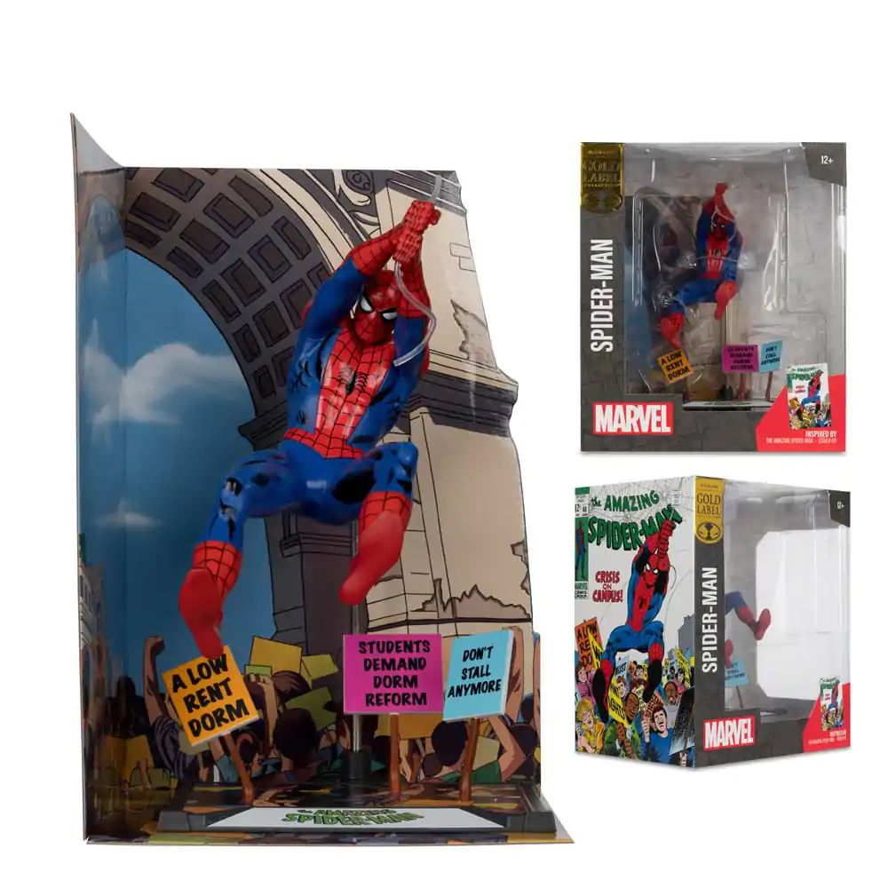 Marvel Collection PVC Statua 1/10 Spider-Man (The Amazing Spider-Man #68) (Gold Label) 15 cm zdjęcie produktu