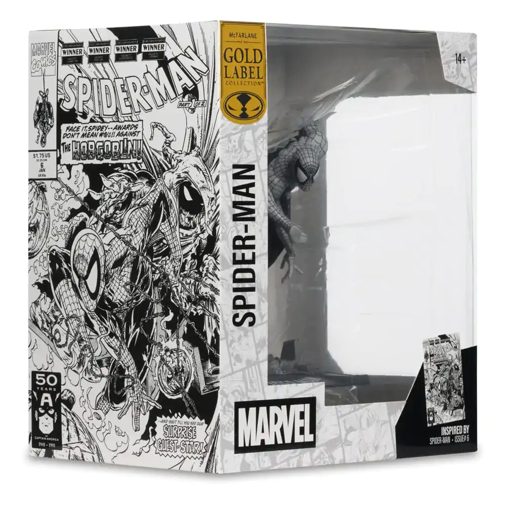Marvel Collection PVC Statua 1/10 Spider-Man (Spider-Man #6)(Line Art)(Gold Label) 10 cm zdjęcie produktu