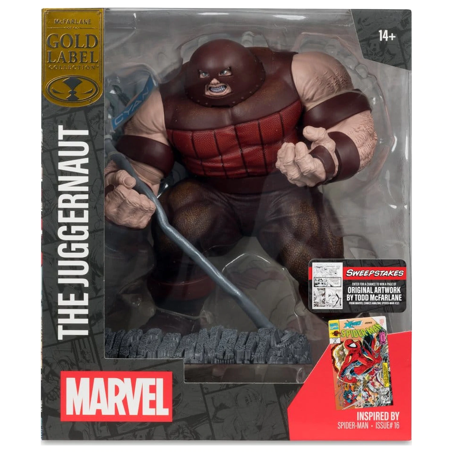Kolekcja Marvel figurka PVC 1/10 The Juggernaut (Spider-Man #16) Gold Label 17 cm zdjęcie produktu