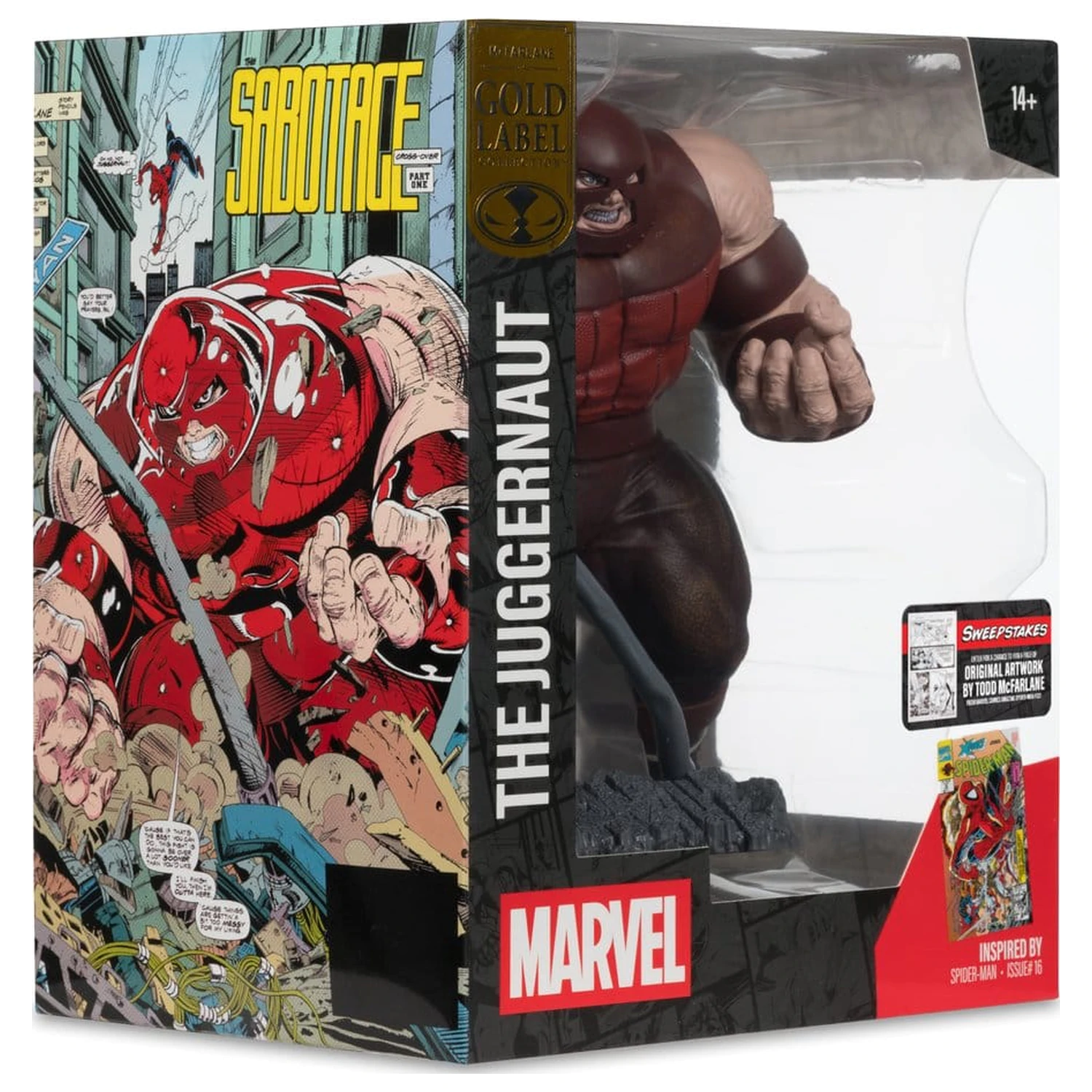 Kolekcja Marvel figurka PVC 1/10 The Juggernaut (Spider-Man #16) Gold Label 17 cm zdjęcie produktu