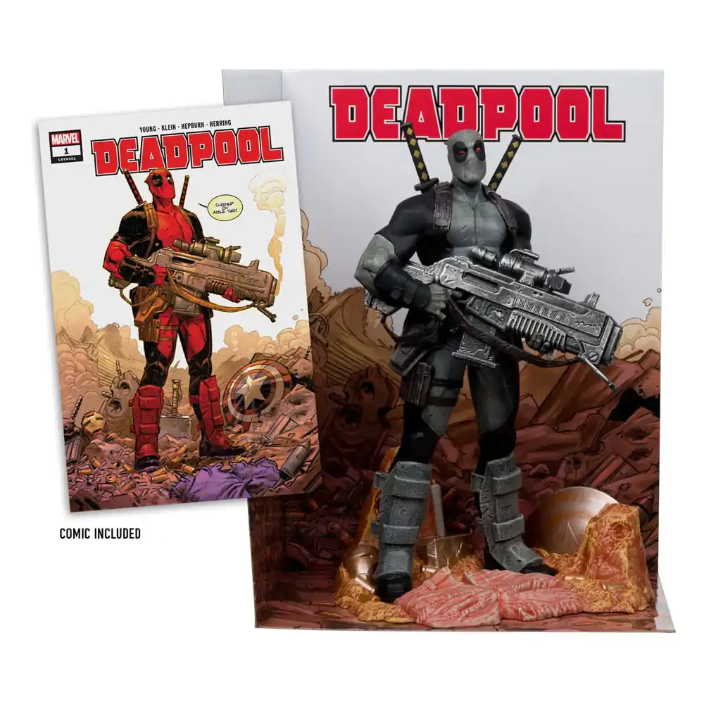 Kolekcja Marvel Statuetka PCW 1/6 Deadpool (Deadpool #1) (Szary Garnitur Chase) 27 cm zdjęcie produktu