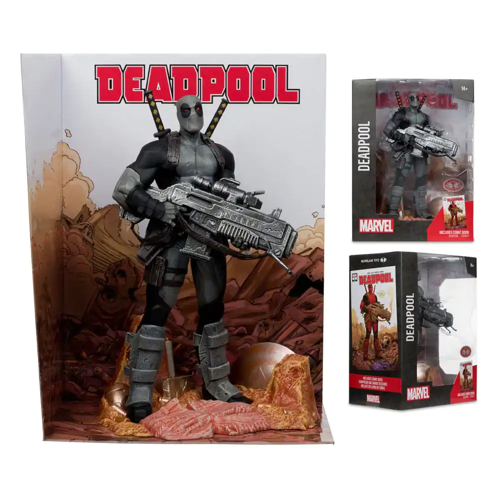 Kolekcja Marvel Statuetka PCW 1/6 Deadpool (Deadpool #1) (Szary Garnitur Chase) 27 cm zdjęcie produktu