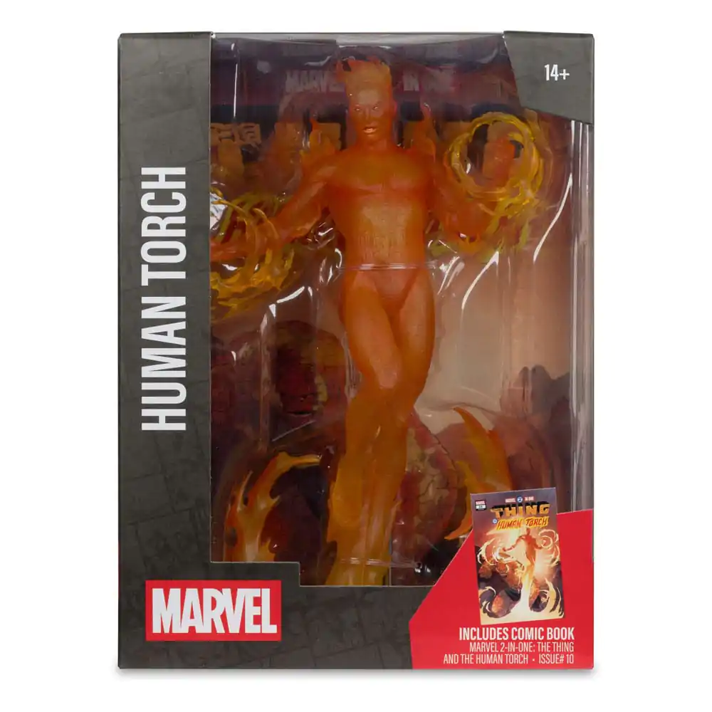Marvel Collection PVC Statuetka 1/6 Human Torch (Marvel 2 in 1 #10) 29 cm zdjęcie produktu