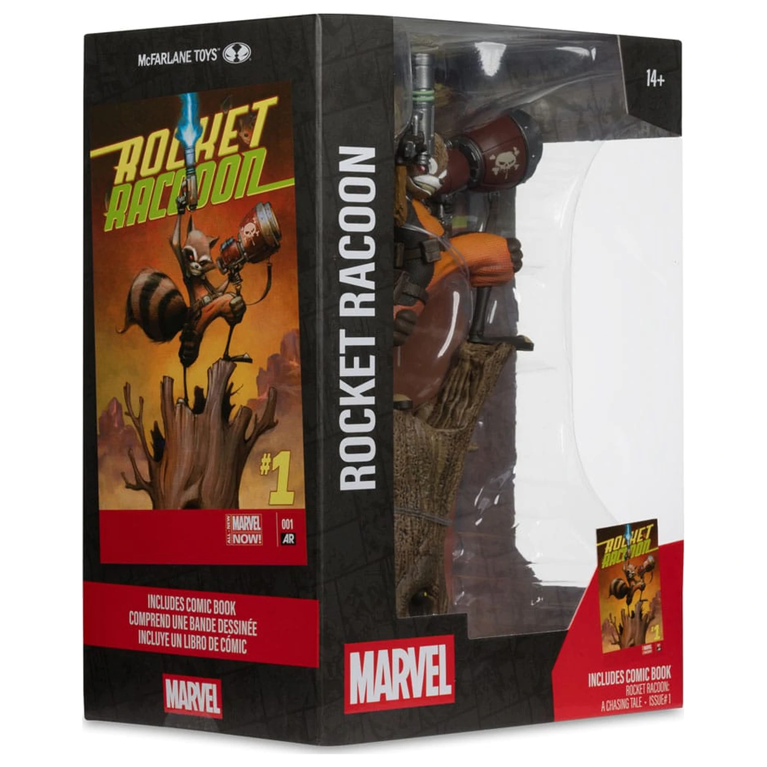 Marvel Collection PVC Statua 1/6 Rocket Racoon (Rocket Racoon: A Chasing Tale #1) 18 cm zdjęcie produktu