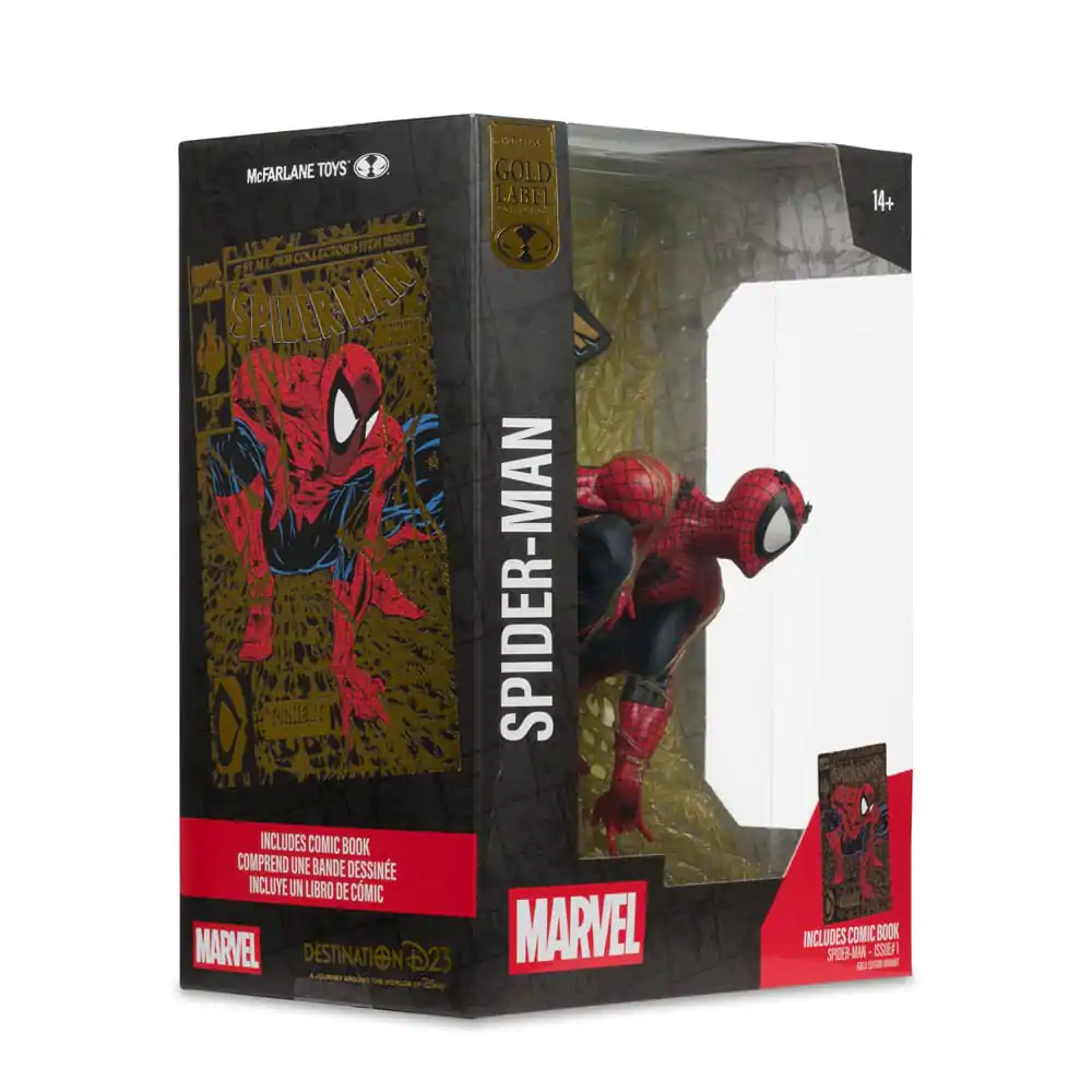 Marvel Collection PVC Statuetka 1/6 Spider-Man (Spider-Man # 1) (Gold Edition) (Gold Label) 15 cm zdjęcie produktu