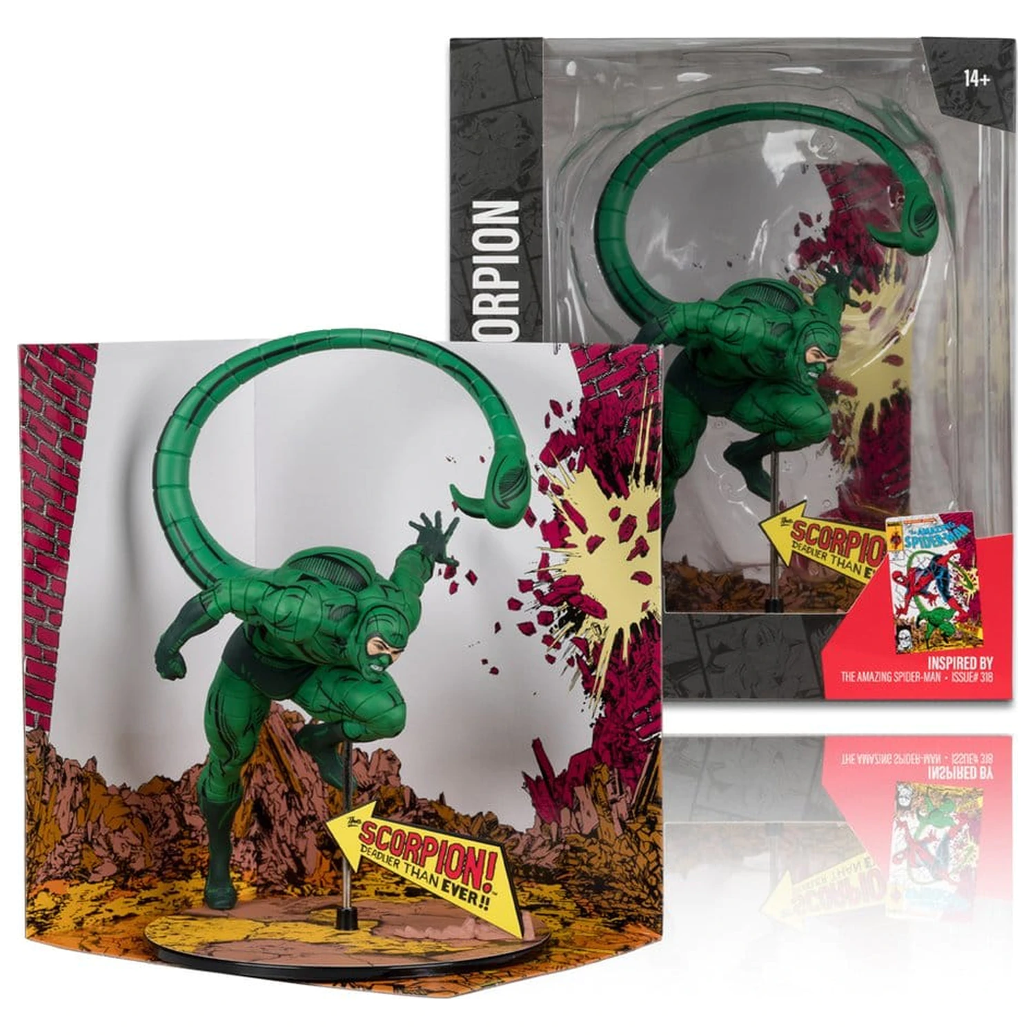 Kolekcja Marvel figurka PVC 1/10 Scorpion (The Amazing Spider-Man #318) 17 cm zdjęcie produktu